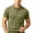 Green, variant on Men's Smart Casual Knit Polo Shirt, Hollow Out Textured Short Sleeve Shirt for office & Weekend Green