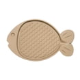 thumbnail image 2 of Bella Spill-Proof Fish Shaped Cat Mat, 19" x 12", 2 of 2