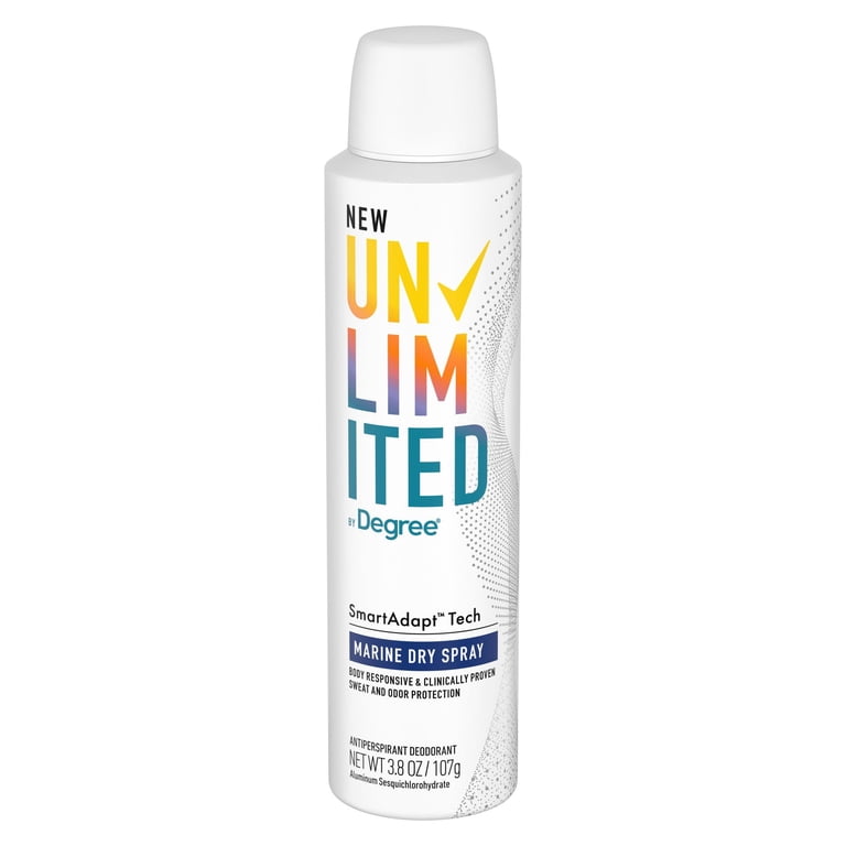 DEGREE UNLIMITED SUPER PREMIUM APA-MARINE 12 PIECE 3.8 OZ. product package
