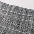 thumbnail image 5 of Womens High‑Waisted Pleated Mini Skort Built‑in Lining Casual Tennis Cheerleader Skirt for Daily Sports Wear Grey,L, 5 of 6