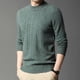 thumbnail image 4 of Suéter ajustado informal de moda para hombre, camisa de cuello redondo, jersey de punto de lana para otoño e invierno, 4 of 5