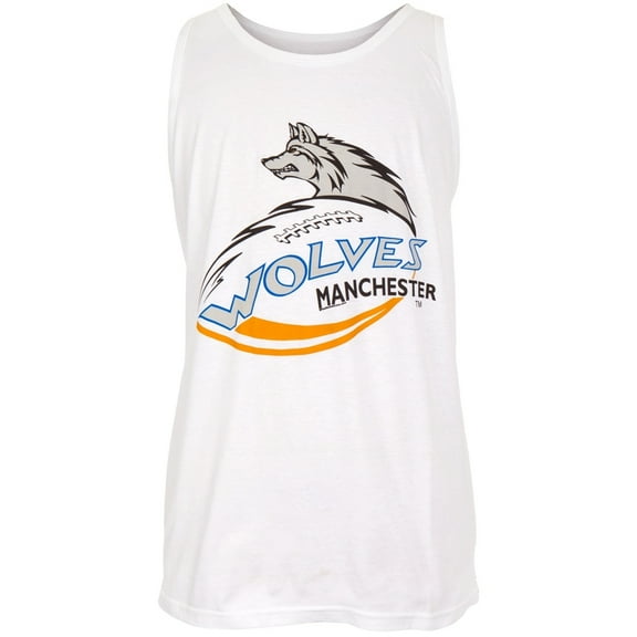 Manchester Wolves - Logo White Adult Tank Top - Small