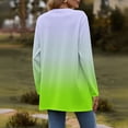thumbnail image 4 of VISALY Long Cardigans Button Down Cardigans 2025 Fall Fashion Cardigan Lightweight Soft Knit Cardigan Long Sleeve Open Front Coat with Pockets Thin Cardigans Lightweight Cute Cardigans Mint Green M, 4 of 6