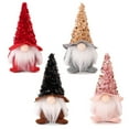 thumbnail image 7 of Christmas Gnomes Decoration Sequin Gnomes Plush Collectible Figurine Tomte Merry Christmas Santa Gnome Swedish Tomte Nisse Plush for Decor Holiay Party Gifts, 7 of 7