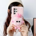 thumbnail image 2 of Allytech Faux Furry Case Cover for Samsung Galaxy S23 Ultra, Girly Fuzzy Faux Fur Protective Anti-Scratch Cute Cover Case for Girls Women - Pink, 2 of 7