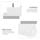 thumbnail image 3 of 4 topes de seguridad para ventanas y puertas corredizas, color blanco, 3 of 6