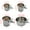M, variant on KUFptva S/for M/L/XL Stainless Steel Pet Parrot Feeding Drinking Cup Birds Foods Dish Water Cage Anti-turnover Hanging Bowl