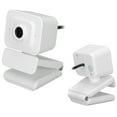 thumbnail image 4 of Web Cam, Haute Résolution Ordinateur USB Webcam CMOS Rotation à 360° 1080P 30fps avec Couvercle de Protection pour Diffusion en Direct pour Classe en Ligne pour Réunion Blanc, 4 of 8