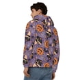 thumbnail image 4 of Naloa Vintage Halloween Black Cat Men’s Hoodies, Zip up Hoodie, Sweatshirts,Hoodies for Men Sizes S-3XL-Large, 4 of 5