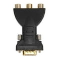 thumbnail image 3 of 3rca Rgb Female To Hd 15-pin Vga Style Component Video Jack Adapter Conventer, 3 of 5