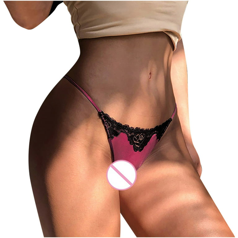 Sexy Transparent Panties Women Lace Low-waist Briefs Hollow Out