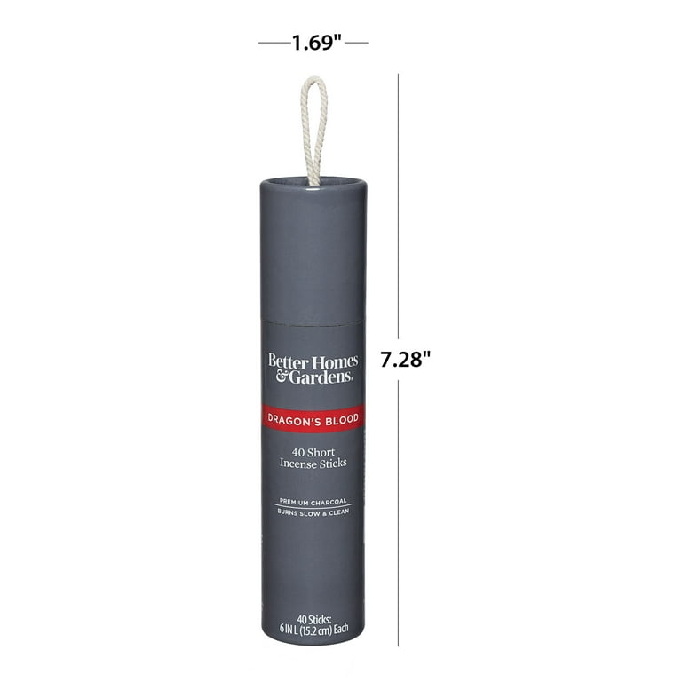 Better Homes & Gardens 6” Premium Charcoal Incense Sticks