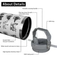thumbnail image 2 of Steel Tumbler with Straw Vertical Handle Ice Flow Flip Tumbler 30 oz, Chicken Tumbler Insulated Water Bottle Easy for Carry, Good for Home/Office, Better for Travel/Car/Camp, 2 of 6