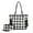Green, variant on MKF Collection Yale Women Tote Bag with Wallet Checkered Handbag Purse by Mia K - Olive