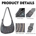 thumbnail image 2 of Crossbody Handbag for Women – Water-Resistant & Lightweight, Gothic Celestial Sun and Moon Print, Mystical Astrology Design, Spacious Durable Purse for Spiritual Lovers, 2 of 5
