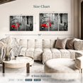 thumbnail image 3 of Elephant Stock Red Vespa Pop Wall Art - Horizontal Multi Panel Canvas - 3 Pieceliving Room Wall Decor - Photography City Multi Panel - Red And Black Decor - 45" x 28", 3 of 4