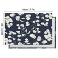 thumbnail image 5 of Pioneer Flower Floral Print Pattern Summer Placemats Table Placemats Set Of 6-Linen Kitchen Washable Placemats Table Mats 12x18 Inch Non-Slip Heat Resistant, 5 of 5