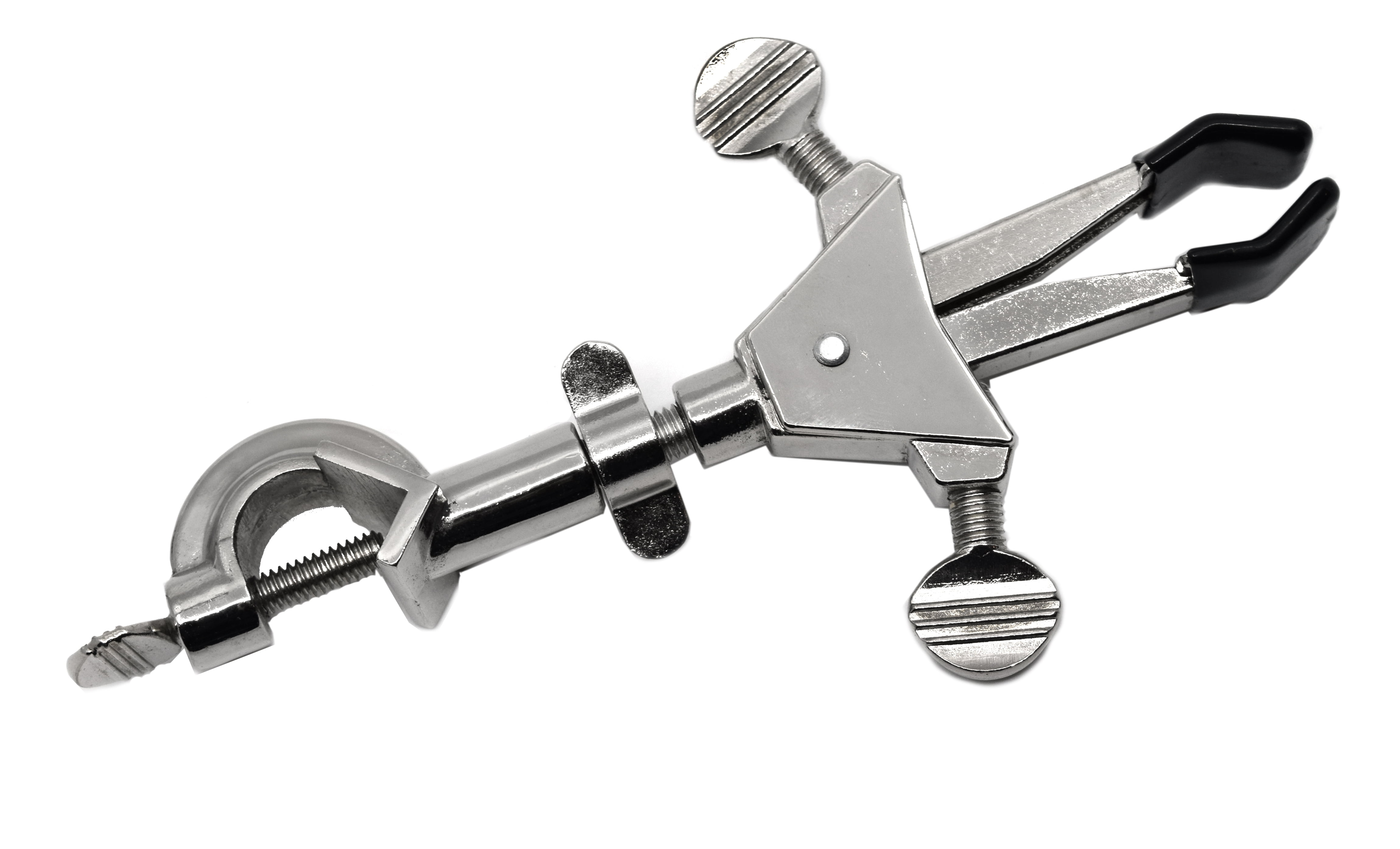 2 Prong Double Adjustable Universal Clamp, Integral Boss Head, NonSlip