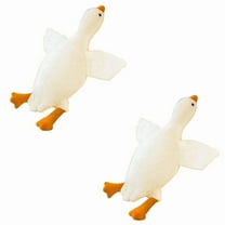2X Goose Stuffed Animal Pillow Toy, Cute White Goose Stuffed Animal Duck Plush Pillow,Super Soft Hugging Pillow