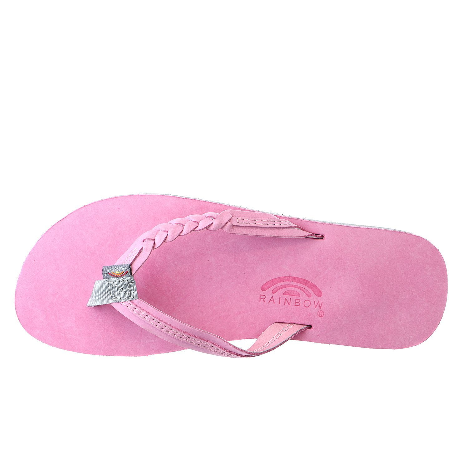 Rainbow Flirty Braidy Toddler /& Kids Size Pink//Grey Sandals 101LTSFB