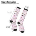 thumbnail image 5 of Easygdp No Drama Llama Soccer Socks Sport Knee High Socks Calf Compression Athletic Socks for Men and Women, 5 of 9
