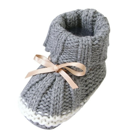 

Youmylove Infant Baby Girls Boys Booties Warm Baby Socks Shoes Newborn Crib Shoes Baby Footwear Baby Footwear
