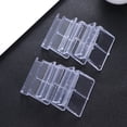 thumbnail image 4 of 6pcs Clear Color Acrylic Aquarium Fish Tank Glass Cover Clip Support Holder 6mm, 4 of 6