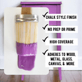 thumbnail image 3 of Daydream Apothecary Premium Chalk Style Paint for Furniture, Home Décor, Wood, DIY Interior Projects, Quick Dry, No Prep or Prime Needed, Matte Purple - 8oz, 3 of 5