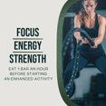 thumbnail image 3 of BRAIN PERFORMANCE BAR – Vegan Protein Bars for Brain & Energy Support – Focus & Memory, Pre & Post Workout Recovery – Gluten Free Snack with L-Theanine, Lions Mane, Spirulina & More (12 Bars, 3 of 5