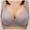 Gray, variant on fheaev Front Closure Everyday Bra For Women No Underwire Support With Adjustable Straps Wirefree Snap Closing Bras Underwear T-Shirt Bras