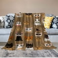 thumbnail image 2 of ONETECH  Cute Cat Blanket for Kids Super Soft Fuzzy Throw Blankets Gifts for Cat Lovers for Bedroom Living Room Blanket for Boys Girls, 2 of 6