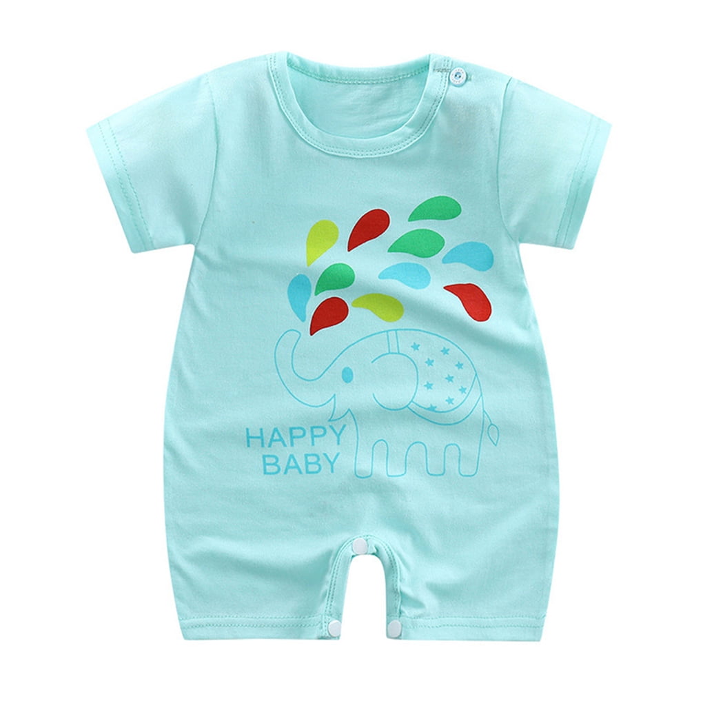 printed baby rompers