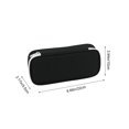 thumbnail image 3 of Black Pencil Case, Waterproof Oxford Fabric Stationery Pouch, Wear Resistant Supply Organizer Bag, Large Capacity Portable Storage Pouch for Daily Use, Office Work, Travel and Tiny Tots Daily Storage, 3 of 6
