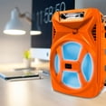 thumbnail image 6 of Technical Pro 8" Portable 500 Watts Bluetooth Speaker with Woofer and Tweeter, Festival PA LED Speaker, USB Card Input & True Wireless Stereo, 6 of 7