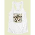 thumbnail image 3 of Butterfly Branch Ii Racerback Tank Women -Victoria Borges Designs, Female Large, 3 of 4