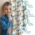 thumbnail image 3 of Blackout Kids Curtains,White Cartoon Dinosaurs Childrens Insulated Curtains Set Of 2,Bedroom Essentials,Toddler Room Decor 42"x63", 3 of 5
