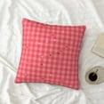 thumbnail image 4 of LNWH Decorative Pillow Covers, Red Heart Square Square Sofa Decorative Knit Pillow Case, 16"x16", 4 of 8