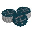 thumbnail image 1 of Inkdotpot Merry Christmas Bottle Tag Real Rose Gold Foil Favor Hang Tags Pack Of 100, 1 of 7