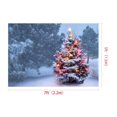 thumbnail image 3 of EREHome Toile de Fond en Polyester 7x5ft pour Arbre de Noël pour Enfants, Accessoire Photo Extérieur, 3 of 3