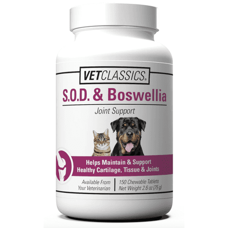 Vet Classics S.O.D. & Boswellia Tablets Joint Support 150 Chewable Tablets