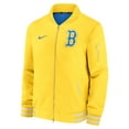 thumbnail image 2 of Men's Nike  Gold Boston Red Sox Authentic Collection City Connect Full-Zip Bomber Jacket, 2 of 3