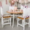 thumbnail image 3 of Red Blue Star 4th of July Chair Back Covers, Removable Chair Covers for Dining Chairs Set of 8, Washable Chairs Slipcovers Back Seat Protector for Wedding Party 19"x20", 3 of 9