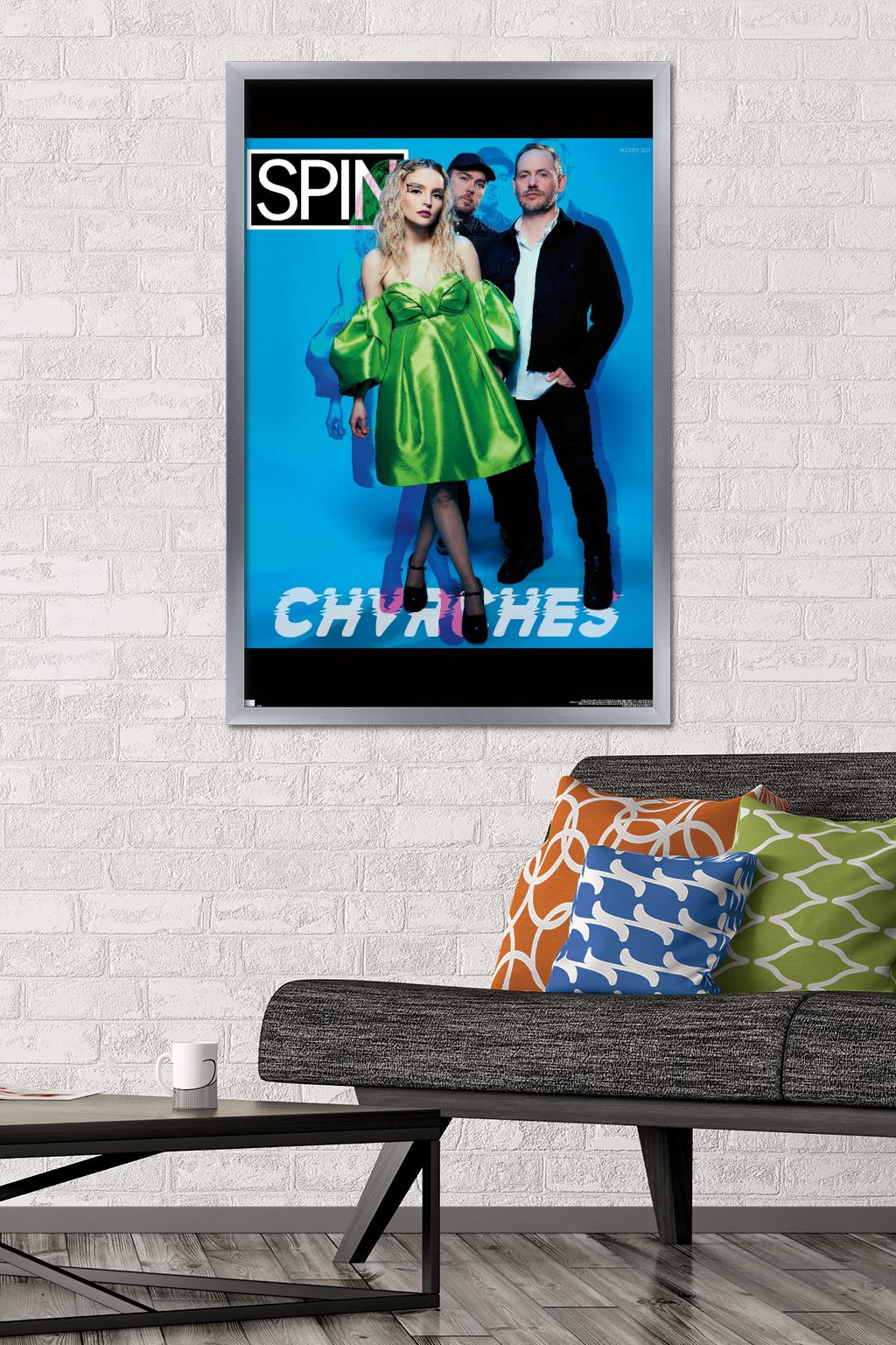 SPIN Magazine - CHVRCHES 21 Wall Poster, 22.375" x 34" Framed