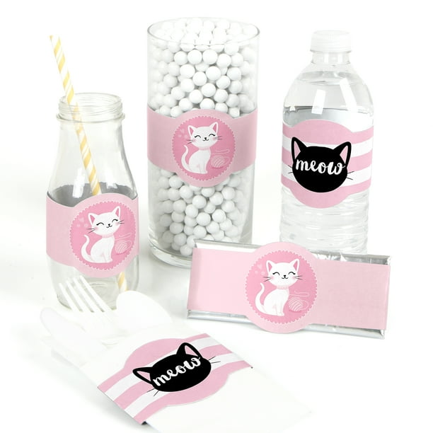 Purr Fect Kitty Cat Diy Party Supplies Kitten Meow Baby Shower Or Birthday Wrapper Favors And Decorations Com - Diy Party Decorations Baby Shower Purr Fect Kitty Cat Diy Party Supplies Kitten Meow Baby Shower Or Birthday Wrapper Favors And Decorations Com - Diy Party Decorations Baby Shower