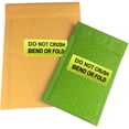thumbnail image 4 of 250pcs "DO NOT Crush Bend OR FOLD" Warning Shipping Stickers 1x3inch Fluorescent YellowSelf Adhesive Labels, 4 of 5