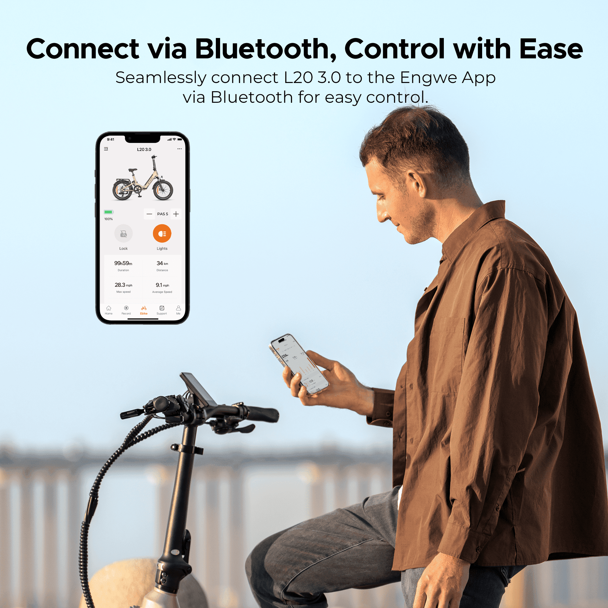 ENGWE Electric Bike for Adults, UL2849 52V 13Ah Removable Battery,20×3.0 Fat Tire Electric Bicycle Up to 65 Miles,8 Speed Mountain Ebike