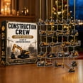 thumbnail image 5 of Construction Vehicles Fleet Advent Calendar 2026, 24 Days 2D Flat Acrylic Construction Vehicle Ornaments, Christmas Countdown Gift Box for Xmas Tree Decoration, Christmas Stocking Stuffers, 5 of 7