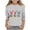 Gray, variant on Avtoify Girls Long Sleeve Shirts Children's Fashion Heart Printed 3/4 Sleeve Round Neck Fashionable and Casual Tops/shirt