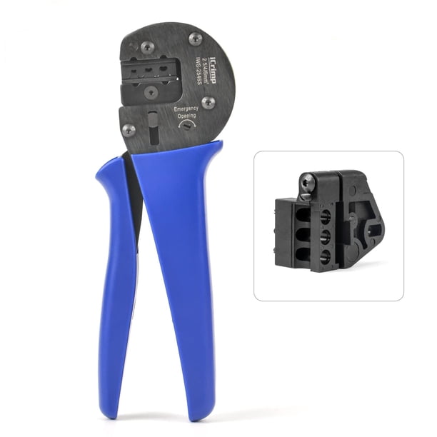 Pinzas prensadoras IWISS IWS-2546S Solar AWG 14-10, 215 mm