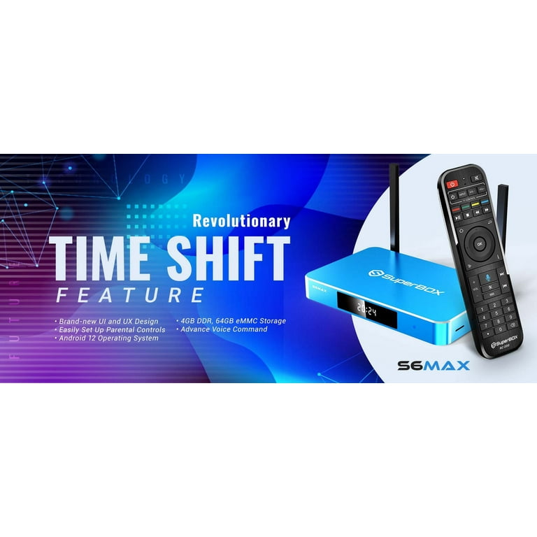 SuperBox S6 Max Premium Edition | 2025 Model | Timeshift Feature